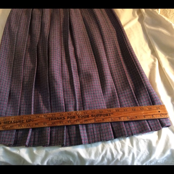 Pontter Classic wool full length skirt womens 9/10 - Picture 6 of 9